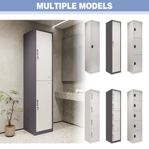 Armoire en acier moderne pour vêtements, ensembles de chambre à coucher avec dressing, salle de dressing - pour la maison, l'hôtel, l'hôpital ou l'école - Product Image 5