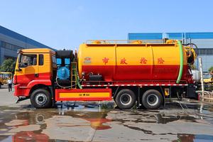 Prix usine 20 CBM SHACMAN M3000 aspiration des eaux usées et camion à jet haute pression - Product Image 3