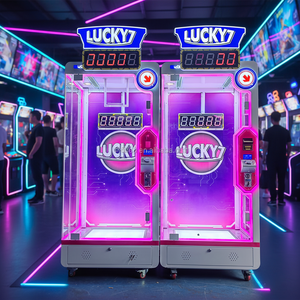 Machine de jeu commerciale à monnayeur <span class=keywords><strong>Lucky7</strong></span> 10 Second Challenge avec armoire lumineuse LED et roulettes mobiles pour salles d'arcade et centres de divertissement familial - Product Image 6
