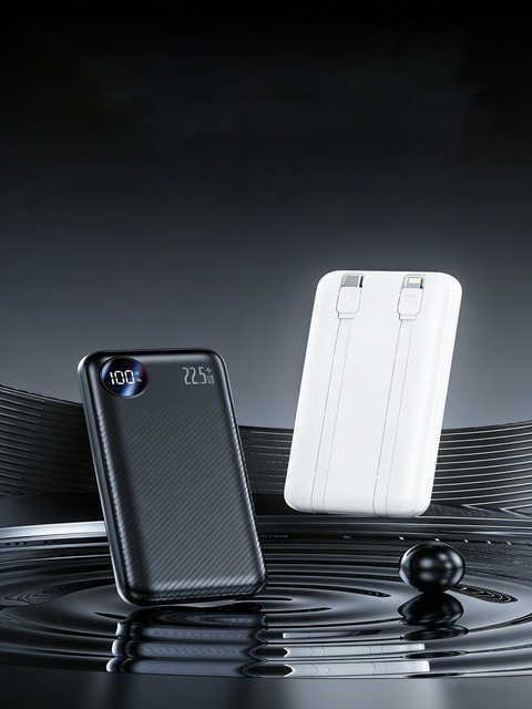 22.5W High Speed Charging Aluminum Alloy Portable Power Bank 200000mAh High-quality Li-Polymer Battery Built-in Type-C Data LED