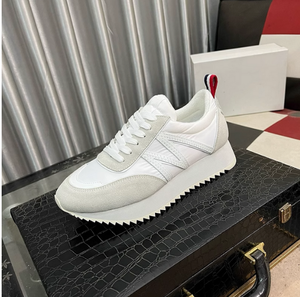 2025 M maison hommes sport chaussures décontractées pour automne/hiver à la mode marque en cuir véritable respirant tissu brossé marche Style - Product Image 3