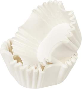 Doublure carrée pour cupcakes enduite d'animal de compagnie Plateau <span class=keywords><strong>à</strong></span> fruits blanc étanche Conteneur en papier alimentaire jetable pour base aérienne 4.3*4.3 Hauteur 2.5cm - Product Image 6