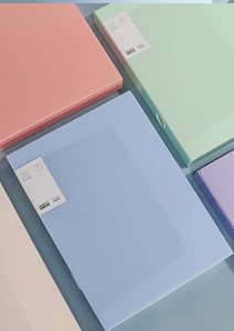 Bview morandi màu A4 hộp tài liệu lưu trữ hộp nhựa mờ lưu trữ tập tin chủ với nắp cho nhà văn phòng bàn tổ chức - Product Image 5