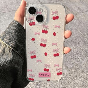 <span class=keywords><strong>Coque</strong></span> souple tendance avec nœud papillon et motif cerise pour <span class=keywords><strong>iPhone</strong></span> 17 16 15 11 13 12 14 Pro XS Max <span class=keywords><strong>XR</strong></span> X 15 7/8 Plus 13 Mini - Product Image 2