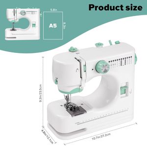 New Style 12-Stitch Household Electric <b>Sewing</b> <b>Machine</b> with Motor & Gear <b>Automatic</b> Lock Stitch Mini - Product Image 2