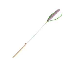 Bâton <span class=keywords><strong>de</strong></span> chatouillage créatif en bois massif avec tiges <span class=keywords><strong>de</strong></span> <span class=keywords><strong>blé</strong></span>, <span class=keywords><strong>orge</strong></span> et lavande, design <span class=keywords><strong>de</strong></span> simulation doux et confortable - Product Image 2