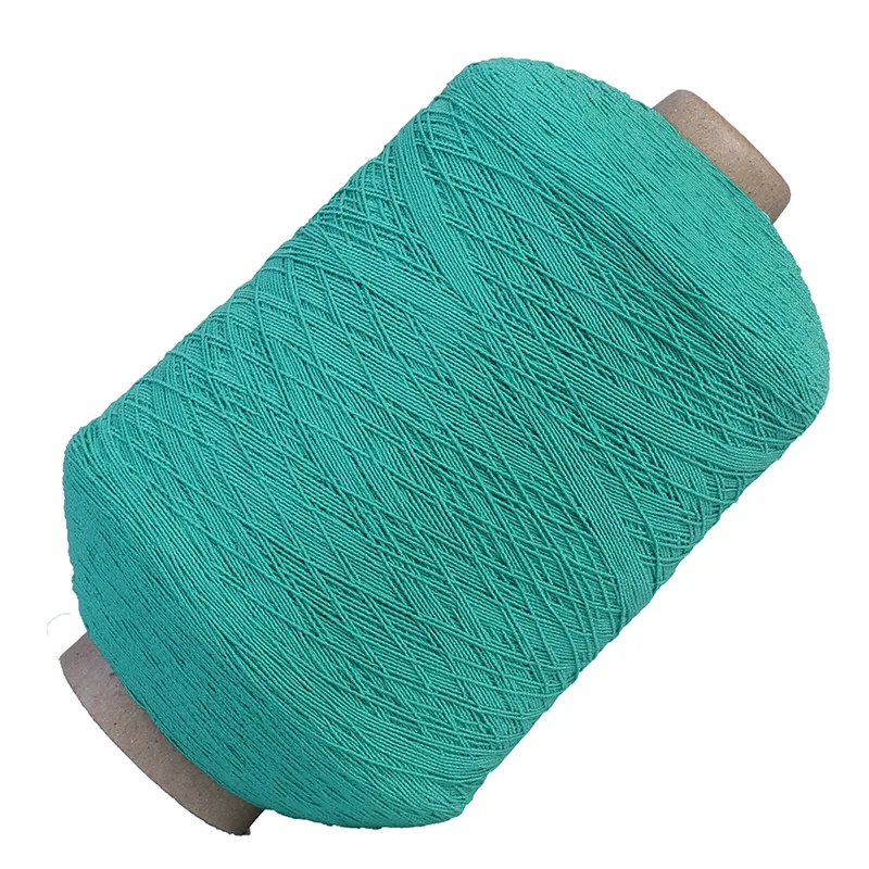 Filato di poliestere con filo di gomma elastico personalizzato del produttore 0.5mm per calzini