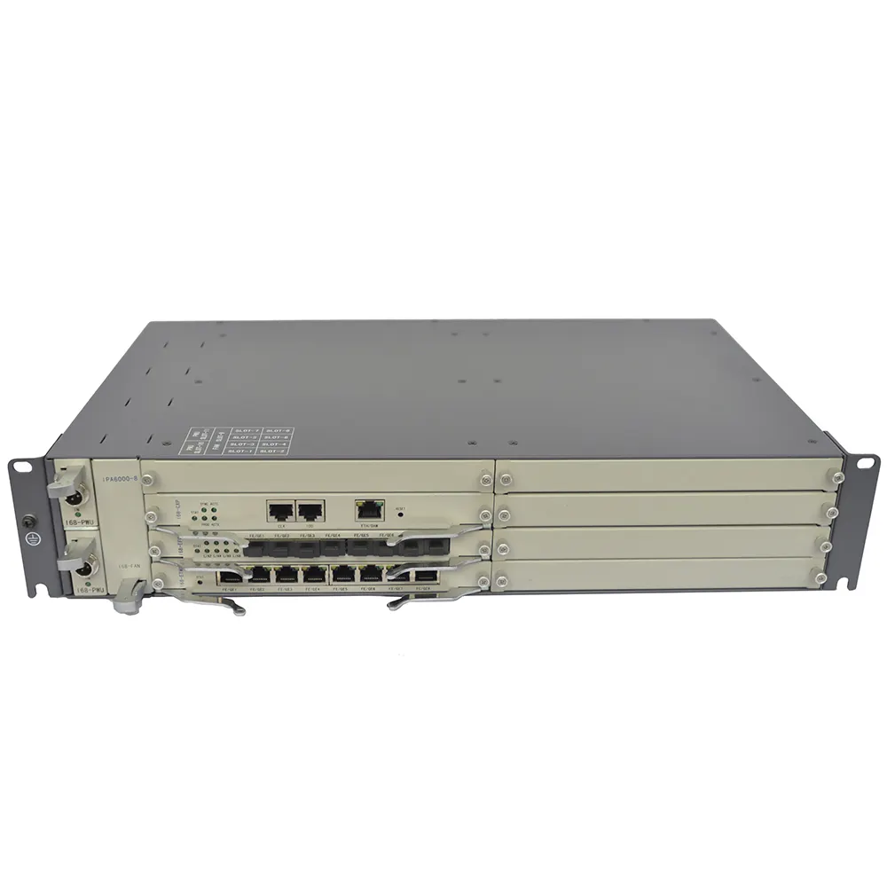 Rich interfaces and flexible configuration IPA6000-8 MPLS U3/M3/HUB-PTN Rack card type packet access equipment