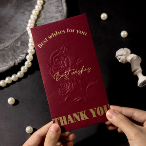 Enveloppe rouge de luxe personnalisable pour le Nouvel An chinois - Sac <span class=keywords><strong>cadeau</strong></span> <span class=keywords><strong>en</strong></span> <span class=keywords><strong>papier</strong></span> écologique avec impression individuelle et marquage à chaud - Product Image 1
