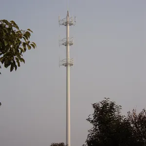 XINTONG High Quality Power Transmission Tower Pole 10M-100M Height Single Tube Tower Electrical Steel Tubular Tower