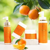 Vitamine C Plus Blanchissant Ensemble De Soins De La Peau Noir Collagène Ensemble de soins de la peau blanchissant et éclaircissant pour le visage de marque privée
