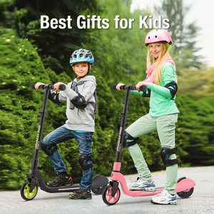 Haute qualité 10 km/h <span class=keywords><strong>e</strong></span> scooter longue porté<span class=keywords><strong>e</strong></span> 120W scooter électrique pour enfants cadeau de noël - Product Image 6