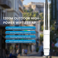 Routeur répéteur MEIWEISI Outdoor Enterprise AP AX1200 MESH double bande Wave2 4x4 prenant en charge IPV6, signal stable haute puissance, modèle