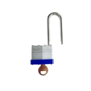 Vente en gros de serrures 30/40mm Clé solide chromée trempée robuste Identique Master Key Cadenas en acier laminé Serrure d'ingénierie