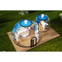 Dôme transparent imperméable pour l'extérieur, structure anti-corrosion, dôme public en polycarbonate, maison dôme