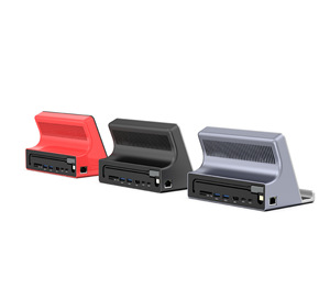 Bệ Nâng Hơi Nước <span class=keywords><strong>8</strong></span> Trong 1 OEM ODM Đế Mở Rộng Giá Đỡ Đa Năng Bộ Chuyển Đổi Đế Sạc Usb C <span class=keywords><strong>8</strong></span> Trong 1 - Product Image 2