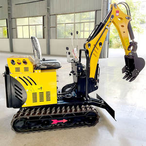 Mini-excavatrice sur chenilles Koop, moteur diesel, 800 kg, haute efficacité, équipement de construction avec pompe, boîte de vitesses et PLC - Product Image 1