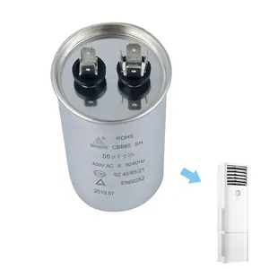 EPERS CUL TUV 2-100uF 540VAC CBB65 Capacitor 540V CBB65 20 1.5 Capacitor For Air Conditioner