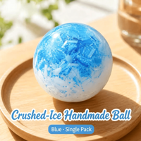Crispy-Shell ASMR Squeaky Crushed Ice TPR Squishy Ball Blind Box Slow Rebound Moldable Stress Relief Fidget Toy Novel Party