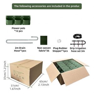 Maceta Vertical Creativa para Plantas, Maceta de Plástico con Autorriego, Maceta Colgante de Pared para Exteriores, Accesorios de Jardín - Product Image 5