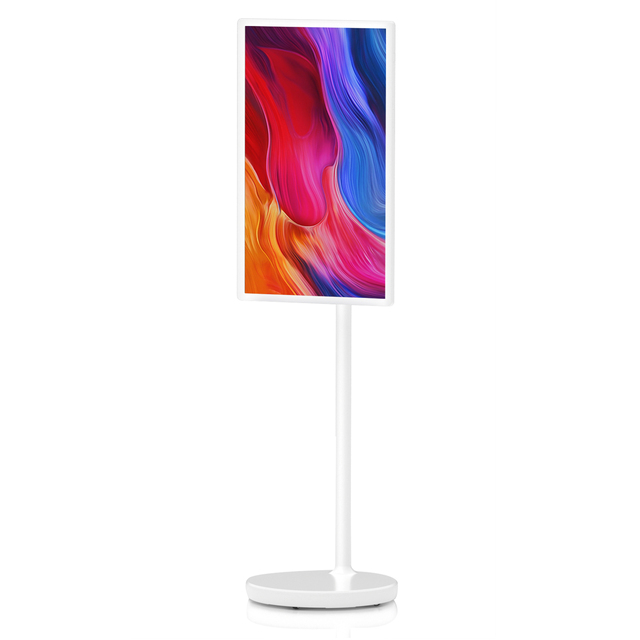 32 Inch 6+128GB Portable Built-in Battery Wireless Android 13 Smart Interactive Touch Screen Moveable Indoor TV on Wheels
