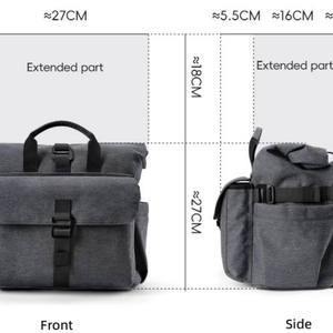 กระเป๋าเป้สะพายหลังสำหรับปั่นจักรยานในเมืองพับได้แบบย้อนยุคความจุขนาดใหญ่สั่งได้ - Product Image 3