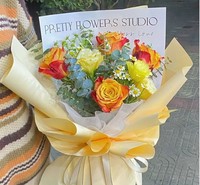 Papier d'emballage simple et imperméable pour petits bouquets de fleurs, matériau d'emballage floral tendance pour la Journée des Dames
