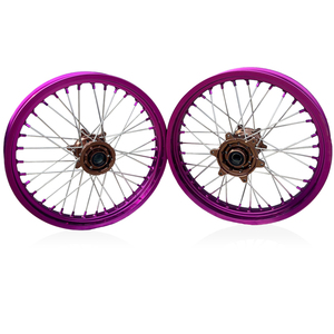 Juego de Ruedas Supermoto GLM de 17 Pulgadas a <span class=keywords><strong>Precio</strong></span> de Fábrica, Compatible con <span class=keywords><strong>KTM</strong></span> <span class=keywords><strong>EXC</strong></span> SXF <span class=keywords><strong>125</strong></span>/250/450 2003-2025/Stark Varg - Product Image 1