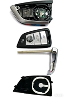 Pour BMW 3 5 6 7 X3 X5 X7 Série G G30 G32 G11 2018 2019 2020 2021 pour N5F-ID21A Coque de clé intelligente