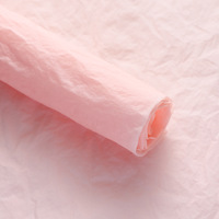 Papier de soie recyclable emballage fleuriste fournitures papier lustre nacré papier d'emballage de fleurs