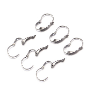 Ganchos para pendientes franceses de acero inoxidable con forma de calabaza para la fabricación de pendientes, accesorios de joyería DIY - Product Image 3