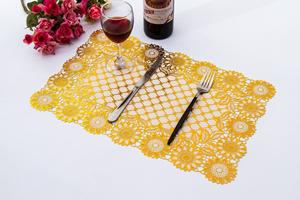 Tapis de table en PVC écologique 30*45cm avec couleur or argent - Product Image 5