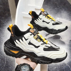 Zapatillas Deportivas Negras para Hombre con Suela Gruesa, Ligeras, Antideslizantes, para Tenis, Entrenamiento, Verano y Otoño, de Alta Calidad, Estilo Casual - Product Image 3