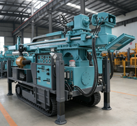 Foreuse géologique et minérale sur chenilles entièrement hydraulique 600-800m, diesel 380V, pour forage de puits d'eau et carottage diamanté