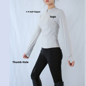 Chaleco airbag ecuestre único ARLAN para mujer, camisa polo ecuestre de manga larga, ecuestres - Product Image 1