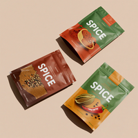 Sacs Doypack d'Emballage Alimentaire, Sachets en Plastique Transparents Dépolis, Imperméables et Scellés, Personnalisables en Mylar pour Assaisonnements et Épices