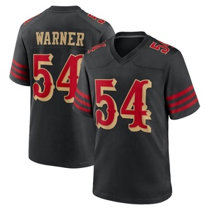 Vente en gros de maillots de football américain cousus <span class=keywords><strong>San</strong></span> <span class=keywords><strong>Francisco</strong></span> 49ers Brock Purdy # 23 Christian McCaffrey # Uniforme de football 54 Warner - Product Image 5