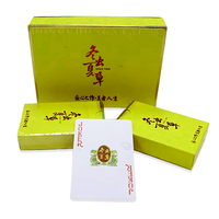 Cartes à jouer publicitaires personnalisables en PVC plastique OEM, imperméables, écologiques, durables, double face pour la promotion publicitaire