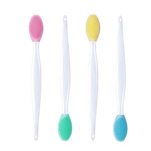 Cepillo Exfoliante 3 en 1 de Doble Cara Multifuncional para Limpiar Poros, Exfoliar Labios y Nariz, de Silicona, Impermeable, para Eliminar Puntos Negros - Product Image 1