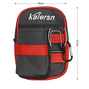 Kaiersn - Bolsa <span class=keywords><strong>de</strong></span> cintura para <span class=keywords><strong>golf</strong></span>, con cierre <span class=keywords><strong>de</strong></span> cremallera <span class=keywords><strong>de</strong></span> nailon, bolsillos para pelotas <span class=keywords><strong>de</strong></span> <span class=keywords><strong>golf</strong></span> y 2 abrazaderas para pelotas, ligera y duradera, bolsa <span class=keywords><strong>de</strong></span> accesorios para <span class=keywords><strong>golf</strong></span> - Product Image 3