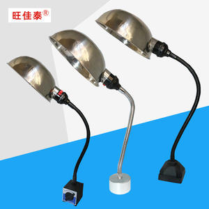 Lampe de travail LED CNC 220V/24V pour machines-outils, bras long en acier inoxydable, aimant puissant pour tour, presse à poinçonner, perceuse - Product Image 5