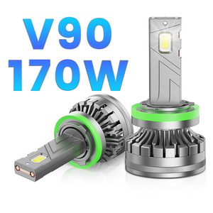 Xenplus ไฟหน้ารถยนต์17000lm 170W 9005, H4 H3 H7 H11หลอดไฟ LED 9006 - Product Image 3