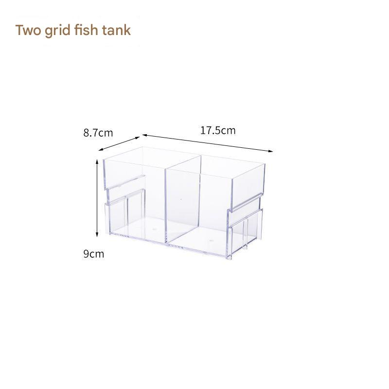 Dos peceras de pez peleón.