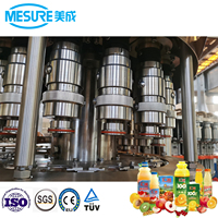 Remplisseuses de bouteilles en PET pasteurisées UHT saveur lait boisson laitière machine d'emballage de jus de fruits