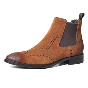 Zapatos de Hombre Premium, Diseño Degradado Clásico y Moderno, Antideslizantes, de Cuero Genuino, Impermeables, para Uso Casual en Invierno - Product Image 5