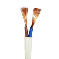 H03VVH2-F 2*0.5 mm2 2x 0.75mm 2 kerne flache PVC jacke twin flexible elektrische power kabel CE VDE genehmigen 300V niedrigen spannung 70C