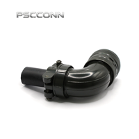 Connecteur circulaire industriel fileté PSCCONN MS 5015 Série MS3108B 24-11S, prise d'alimentation aérienne à angle droit, 9 broches femelles