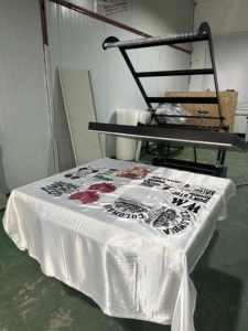 Large Format 80*100cm <strong>Manual</strong> Operation Heat <strong>Press</strong> <strong>Machine</strong> Electric T Shirt Sublimation Transfer Plates Iron <strong>Hand</strong> Force Print - Product Image 4