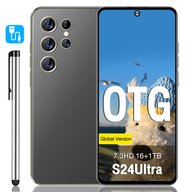 S24 Ultra Smartphone 16GB 1TB 5G Dual SIM HD LCD 144Hz 108MP 120W Quick Charge Snapdragon 800 Series Android 13