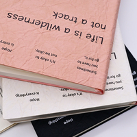 Carnet à couverture rigide personnalisé pour étudiant, agenda en cuir PU, planificateur hebdomadaire personnalisé à couverture rigide